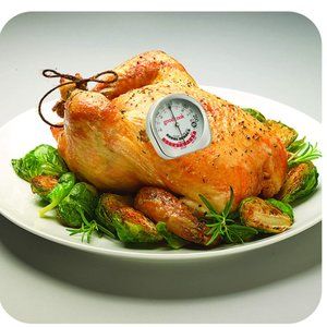 Goodcook Good Cook Classic Meat Thermometer NSF Approved, 1, Bright Steel